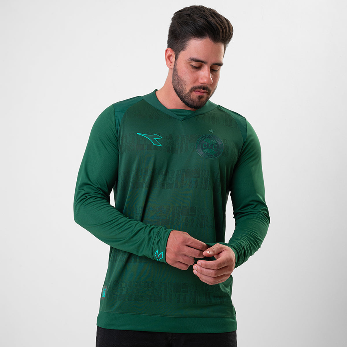 Camisa Coritiba 115 Anos Jogador Manga longa Masculina 2024
