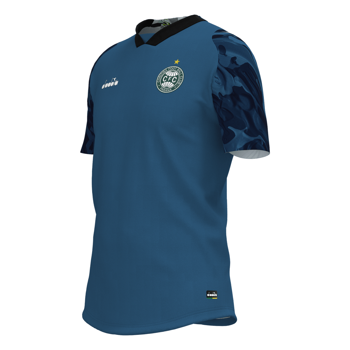 Camisa Coritiba Goleiro 01 Fan 2024 Tamanho Especial Masculina