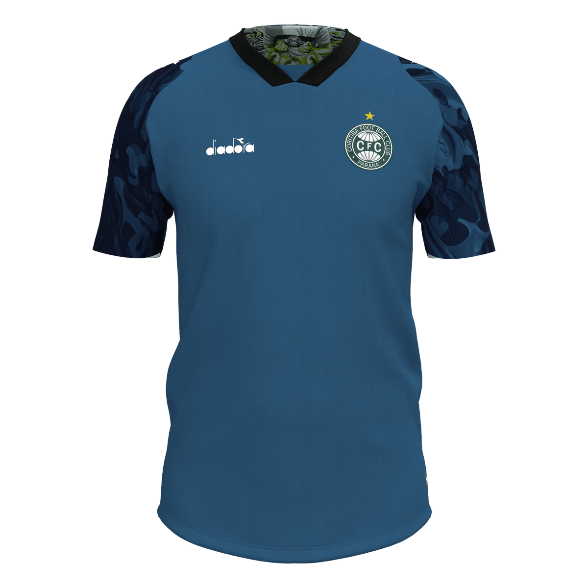 Camisa Coritiba Goleiro 01 Fan 2024 Tamanho Especial Masculina
