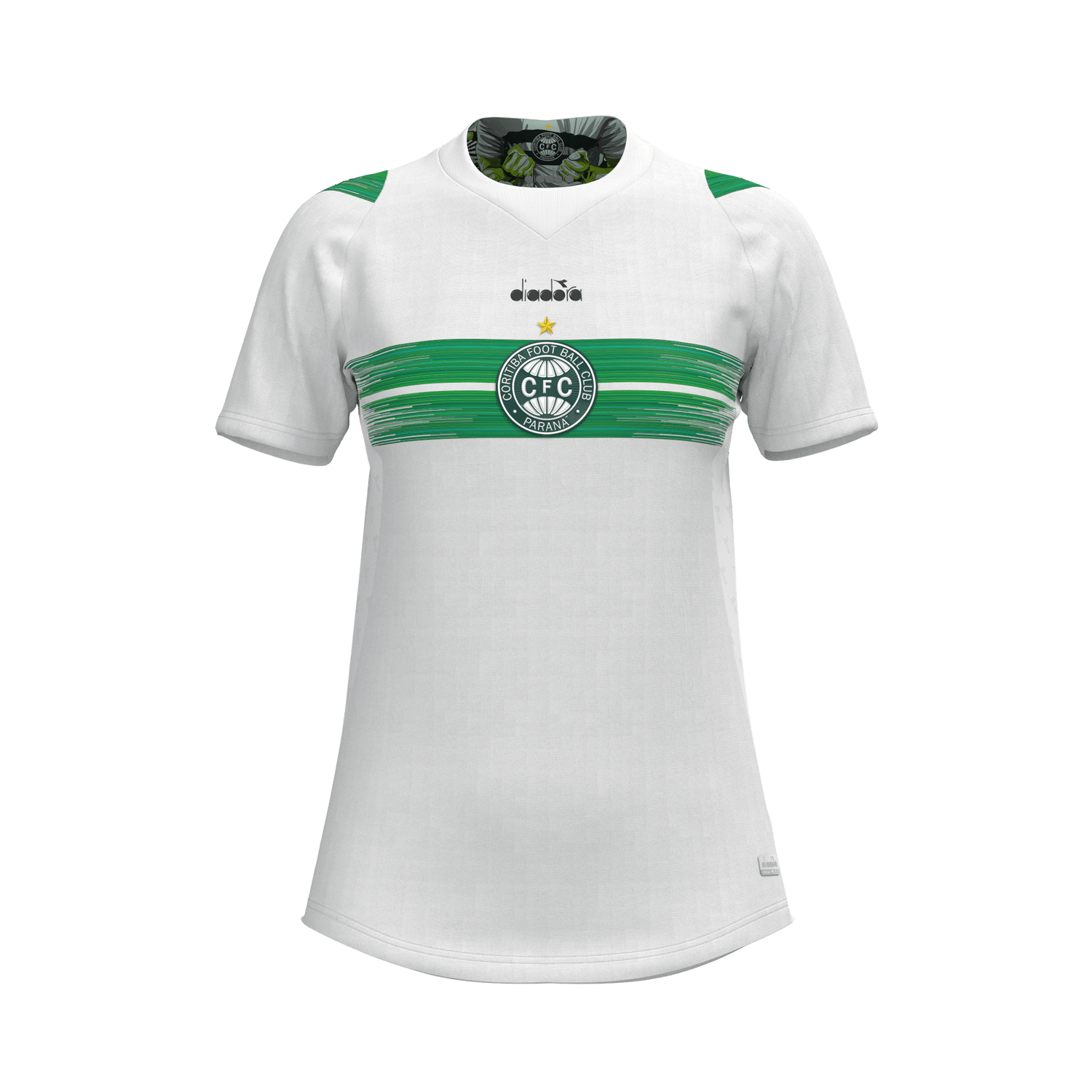 Camisa Coritiba Home Squadra 2024 Feminina