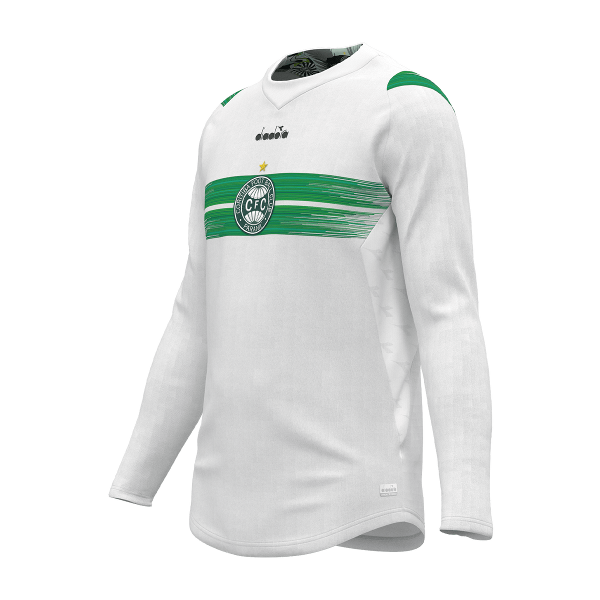 Camisa Coritiba Home Squadra 2024 Manga Longa Masculina