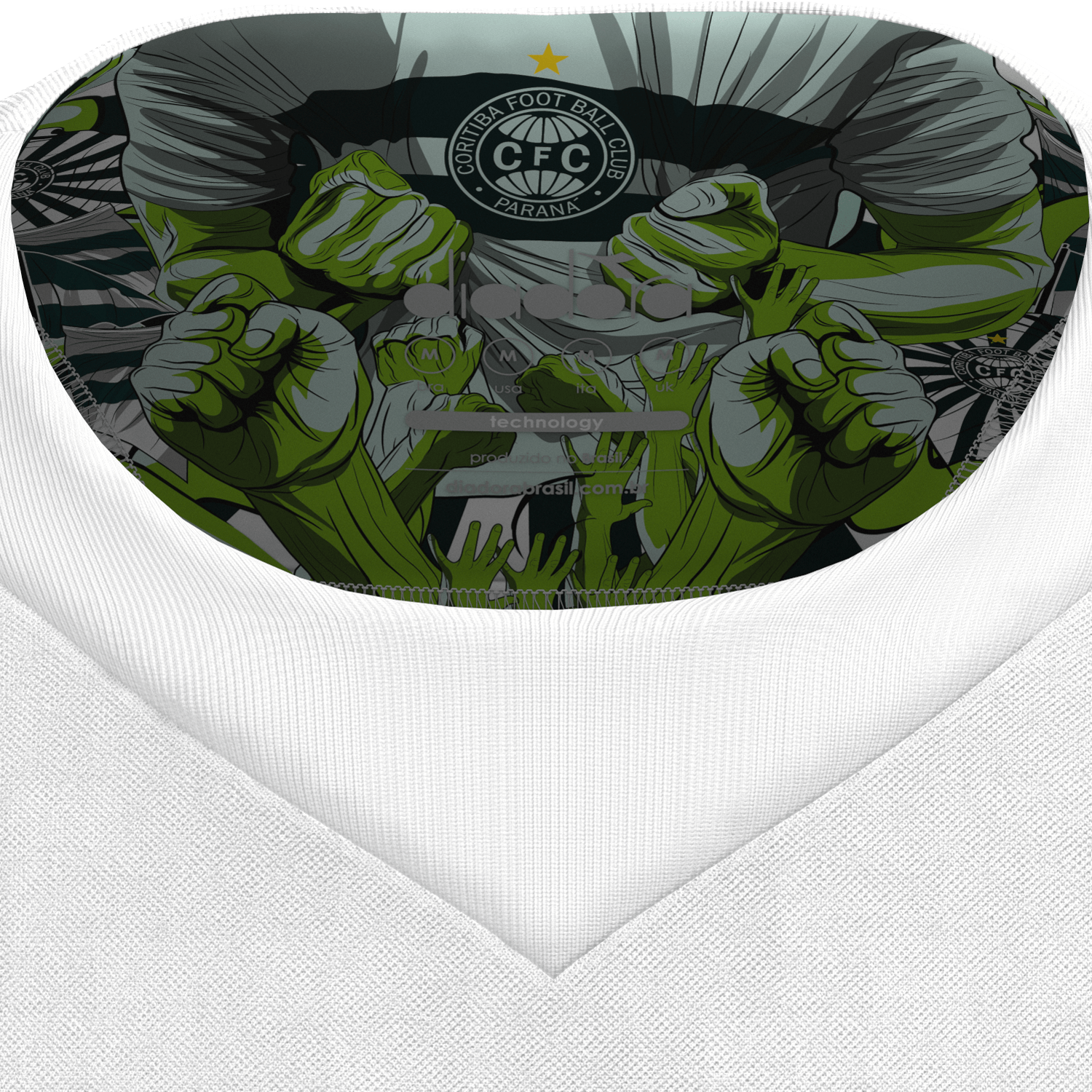 Camisa Coritiba Home Squadra 2024 Masculina
