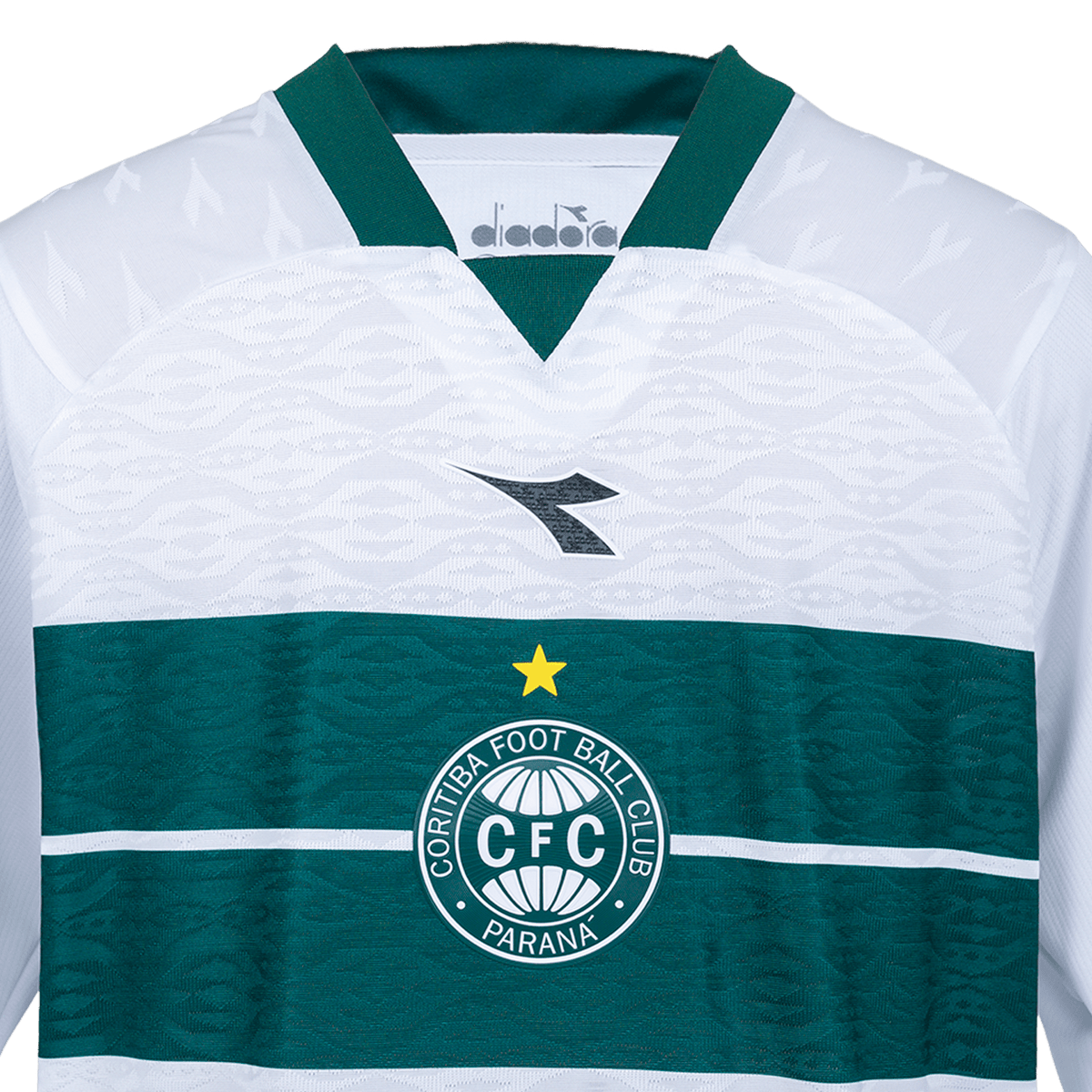 Camisa Coritiba Home Squadra 2025 Manga Longa Masculina