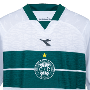 Camisa Coritiba Home Squadra 2025 Manga Longa Masculina
