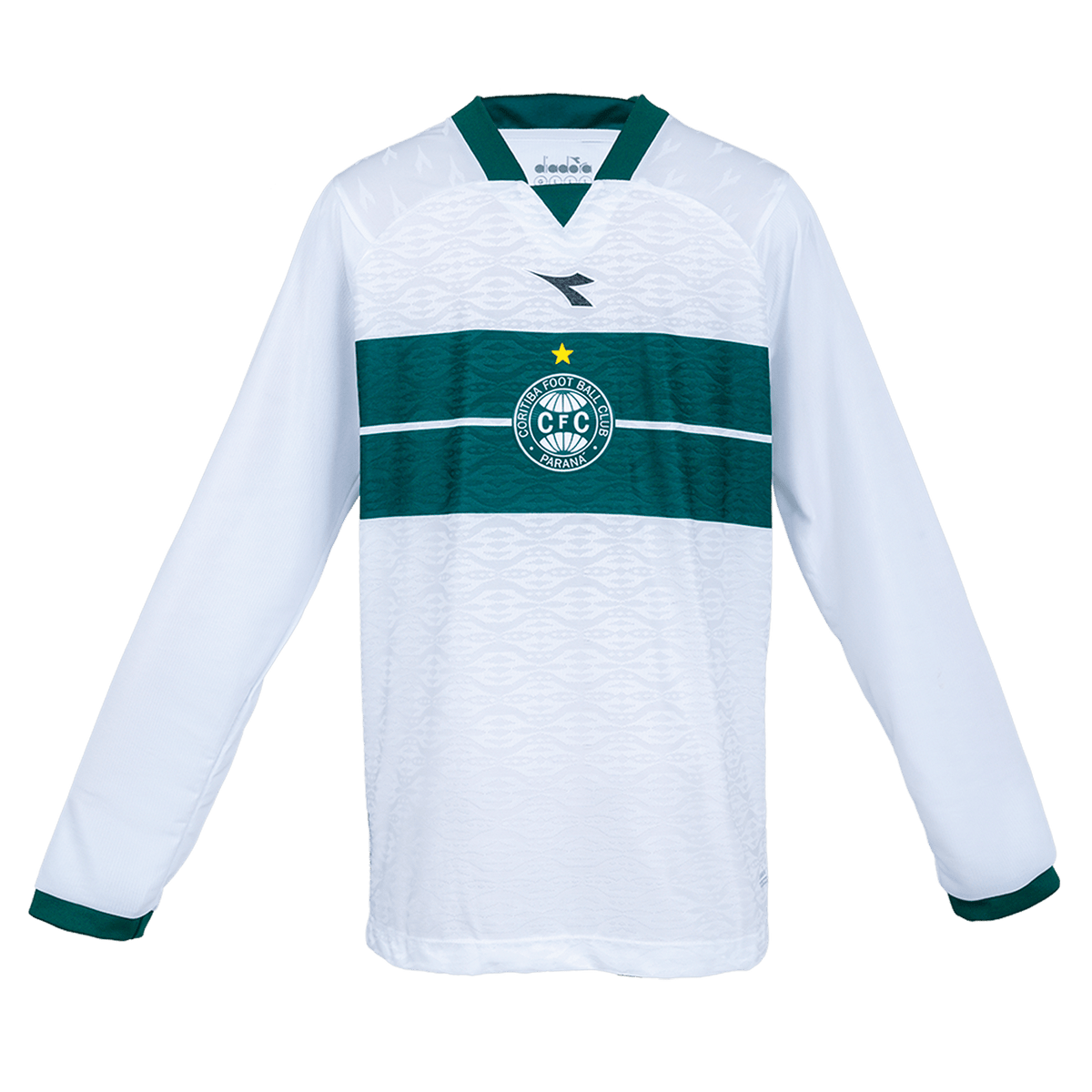 Camisa Coritiba Home Squadra 2025 Manga Longa Masculina