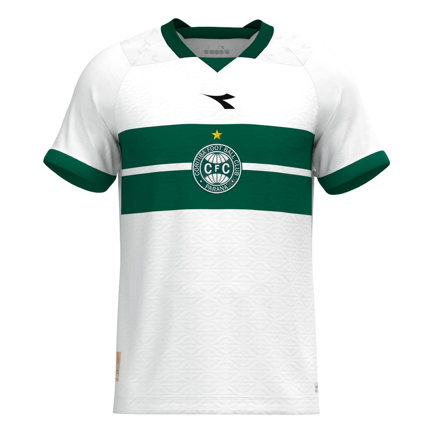 Camisa Coritiba Home Squadra 2025 Tamanho Especial Masculina