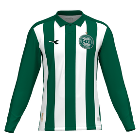 Camisa Coritiba Jogadeira Fan 2025 Manga Longa Masculina