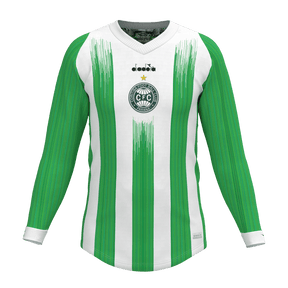 Camisa Coritiba Jogadeira Squadra 2024 Manga Longa Masculina
