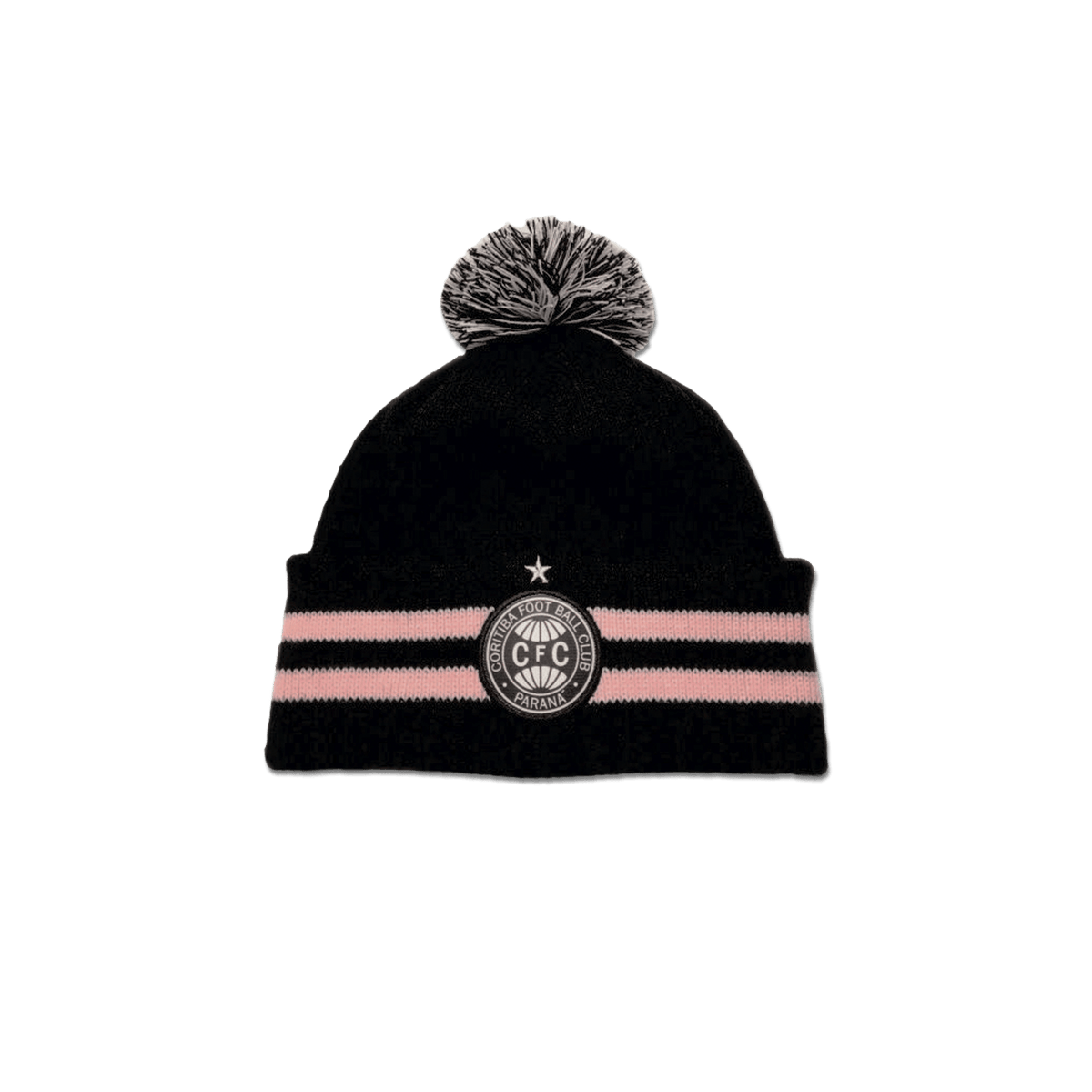 Gorro Coritiba P&B Rosa Adulto